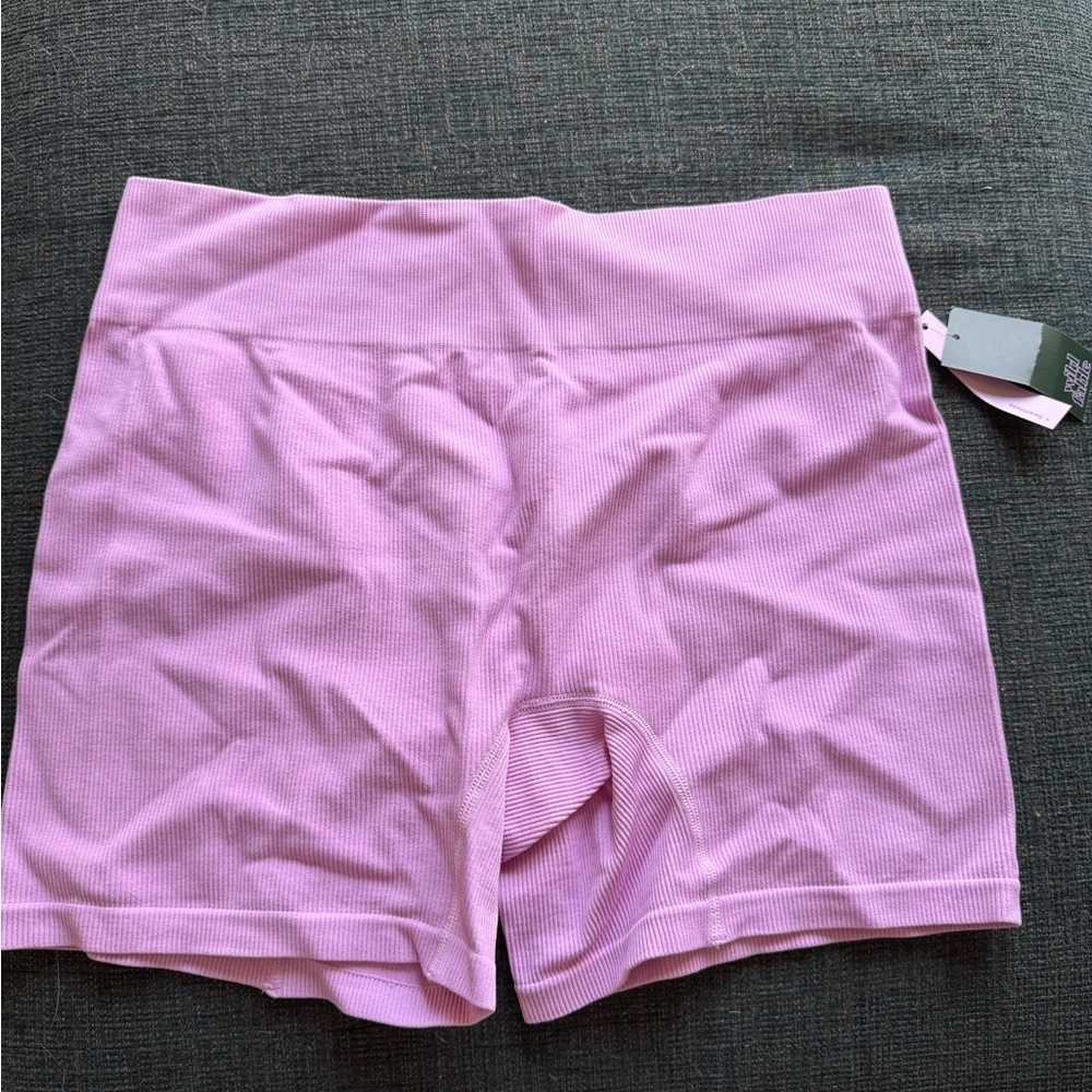 Purple bike shorts